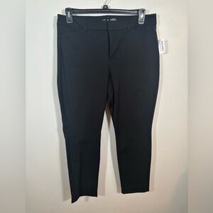 Old Navy High-Rise Pixie Skinny Pants Black 14 Secret-Smooth Pockets NWT